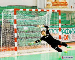 Сетка мини футбольная диаметр 5 мм яч. 100*100мм пара